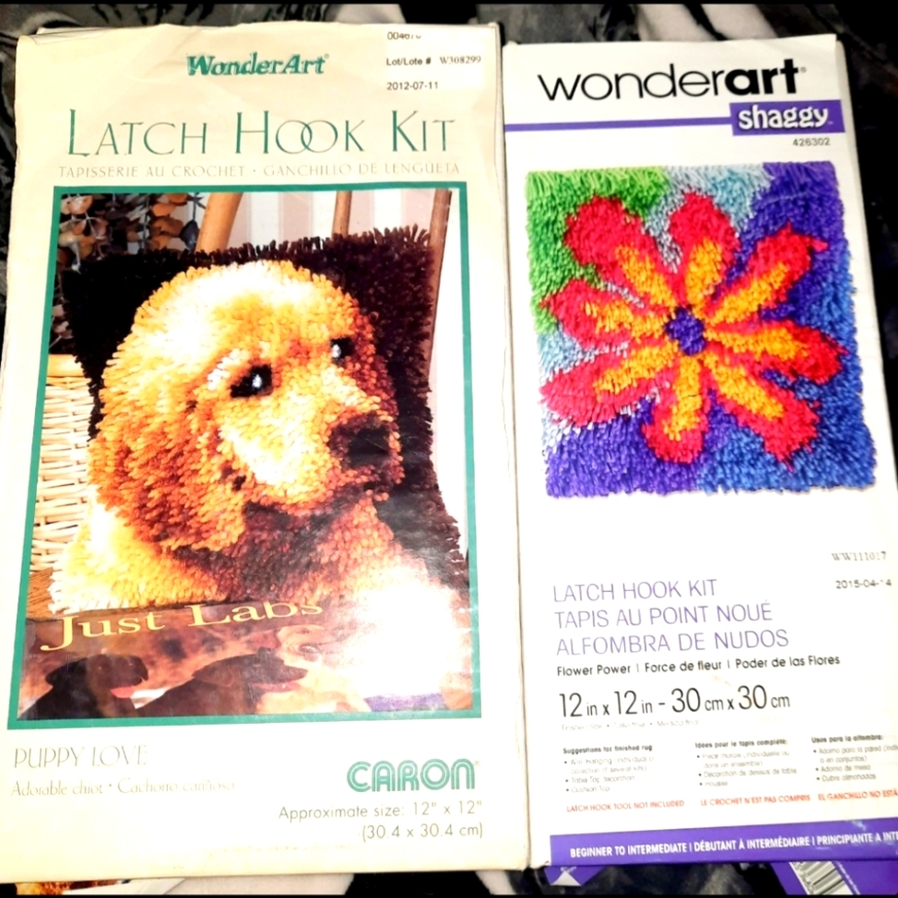 Latch kits dog and flower